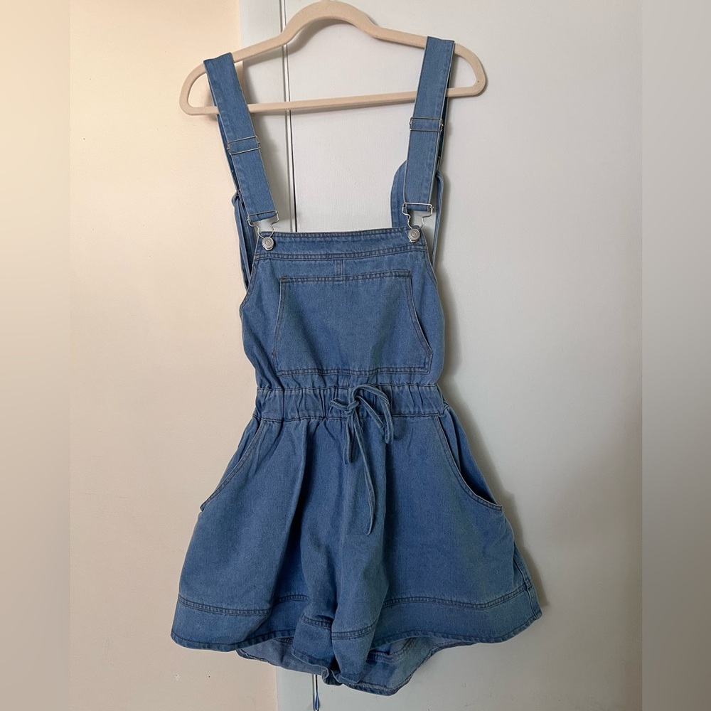 Blue Denim Overalls